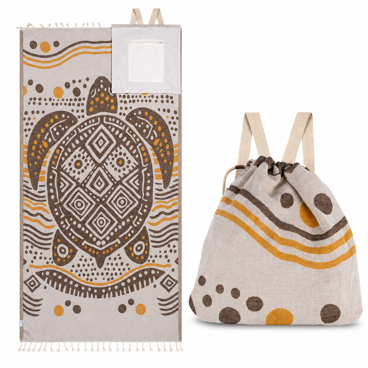 🐢 The Beach Towel That Goes Everywhere With You