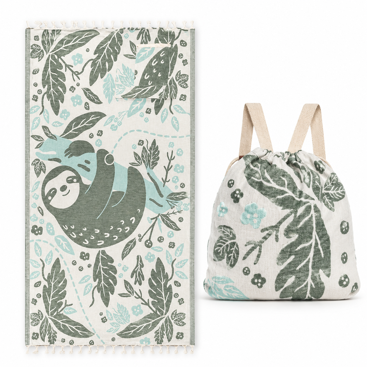 🐢 The Beach Towel That Goes Everywhere With You