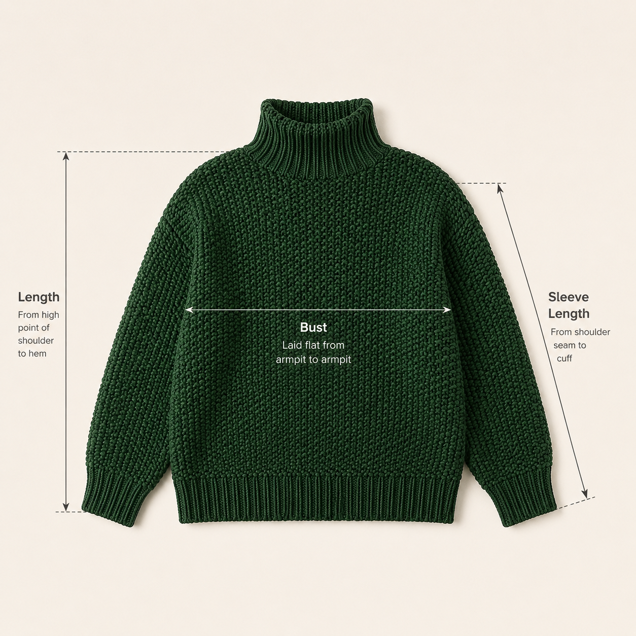 How to measure &mdash; bust, length and sleeve