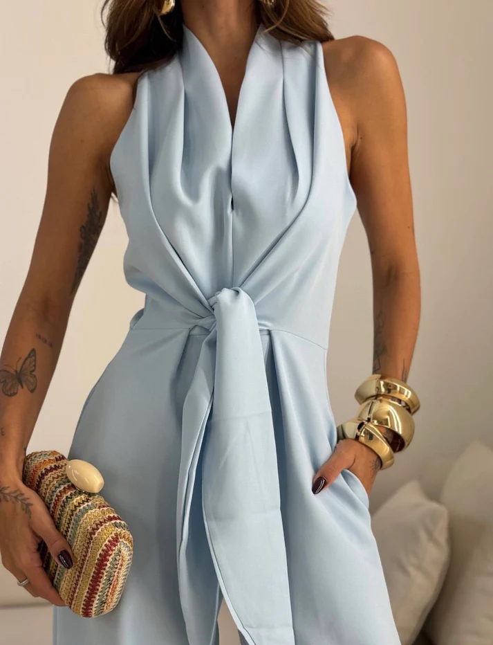The Portofino Twist-Front Jumpsuit
