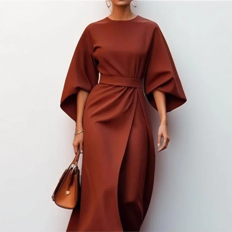 Maxi Dress with Kimono Sleeves