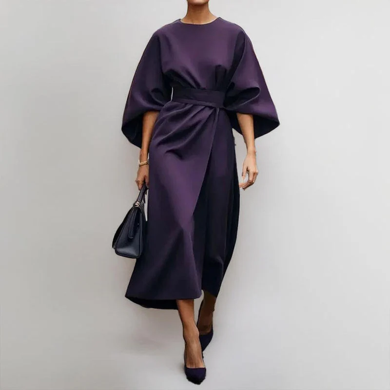Maxi Dress with Kimono Sleeves