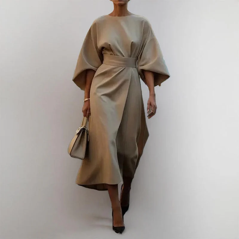 Maxi Dress with Kimono Sleeves
