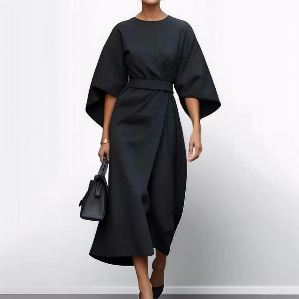Maxi Dress with Kimono Sleeves