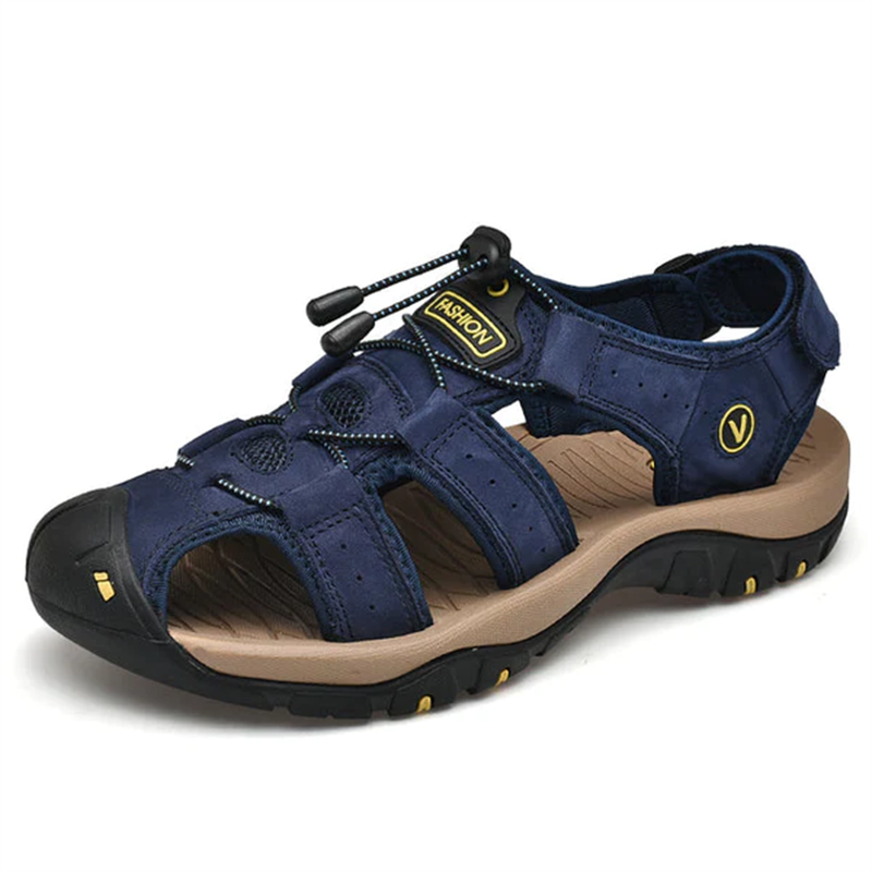 🎁 Don’t Miss 50% -Men’s Leather Support Sandals – Lightweight & Non-Slip