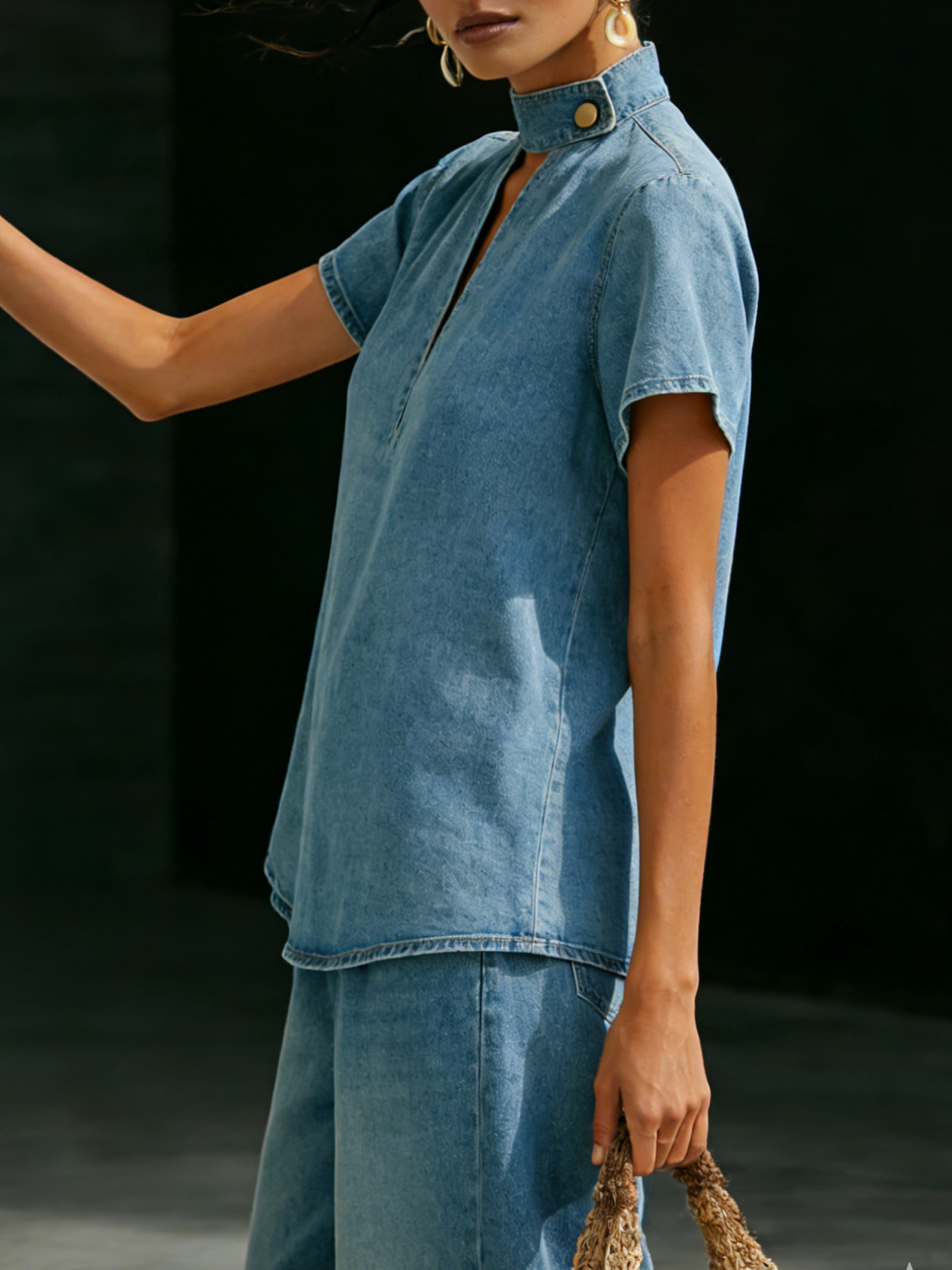 New Arrivals🔥Minimalist Cozy Style Denim Two-piece Set