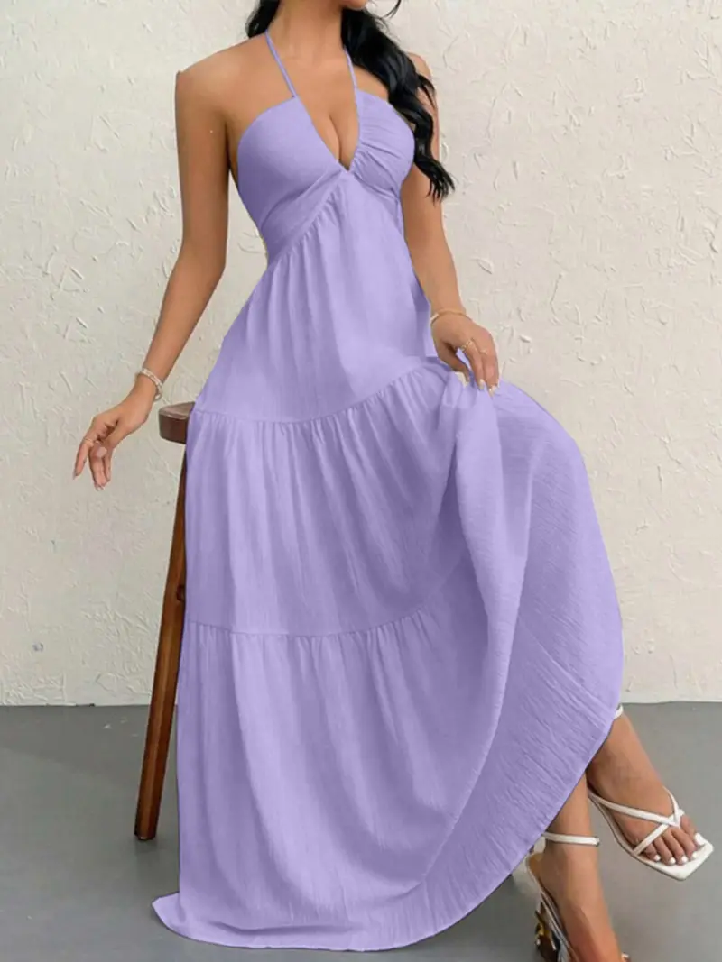 Women's Plain Dress, Summer Clothes Women