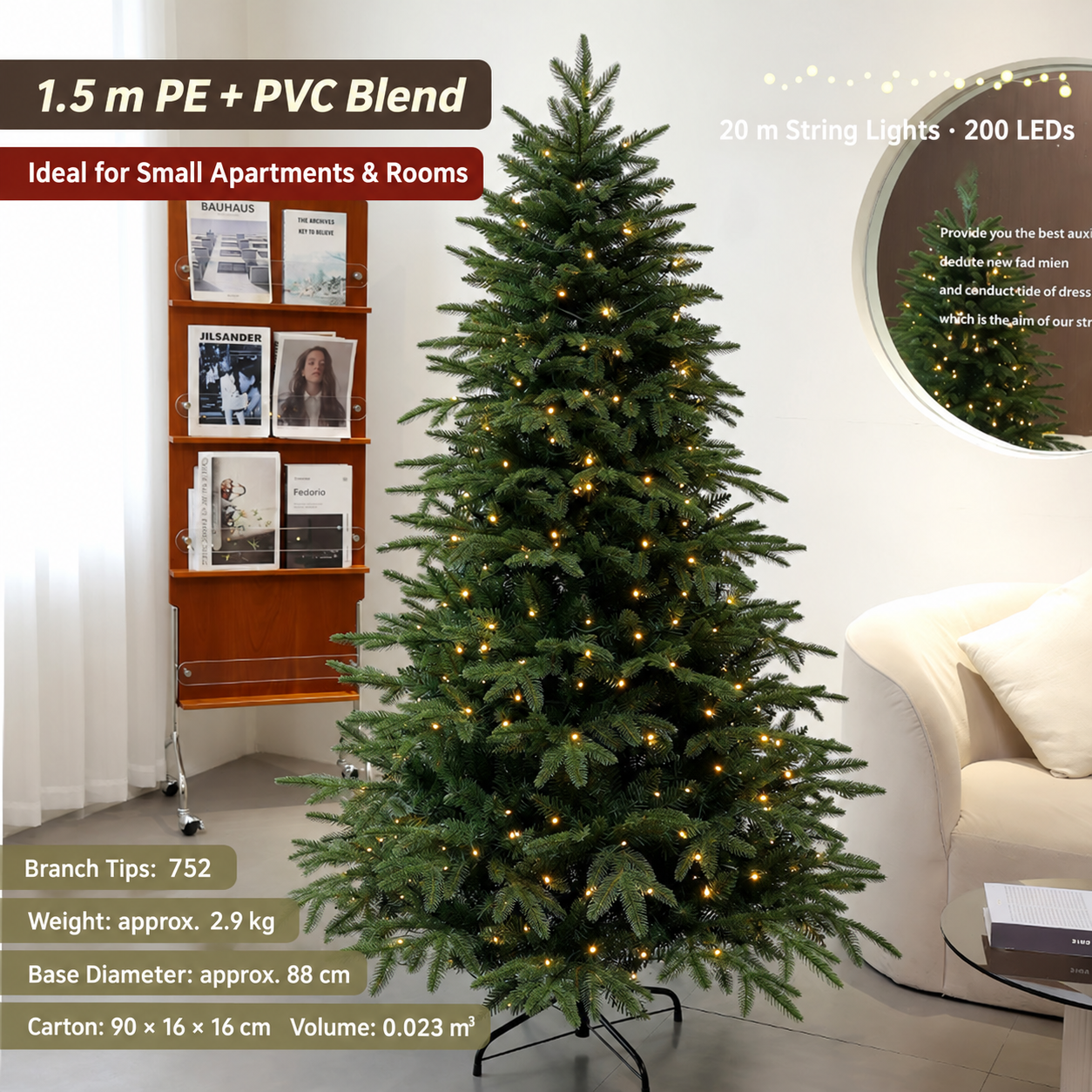Light-up Christmas tree