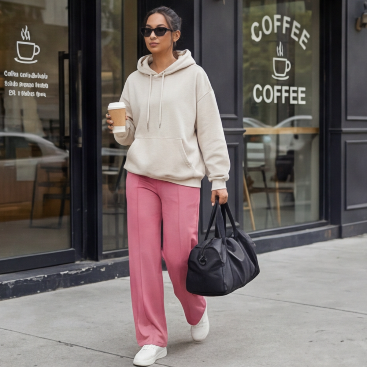Hot Selling Now！Wide Leg Yoga Pants with Crossover Waist