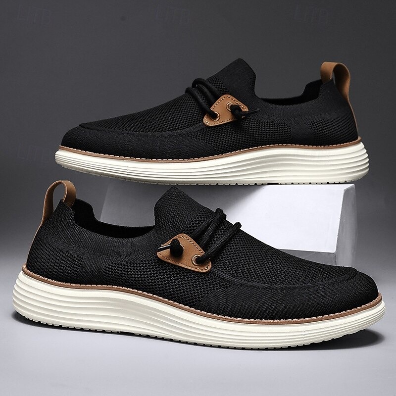 Seville Slip-On Leather Sneakers | Lightweight Casual Loafers