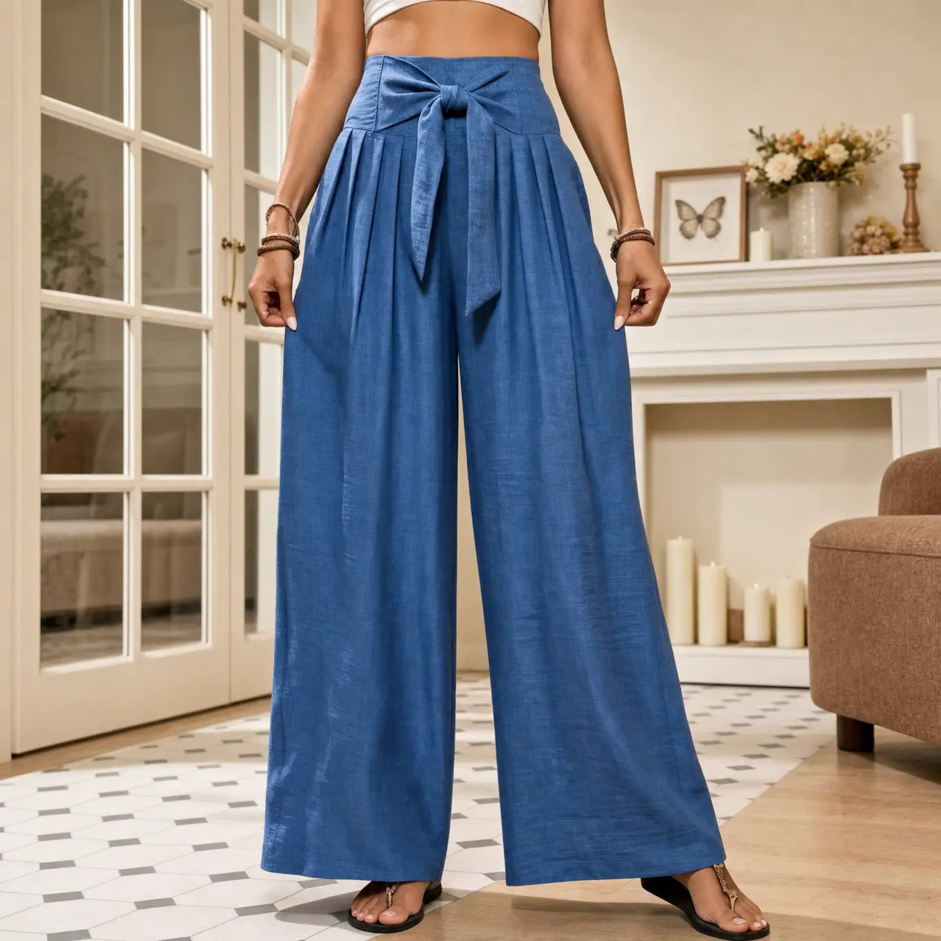 The Amalfi Cooling Wide-Leg Pant