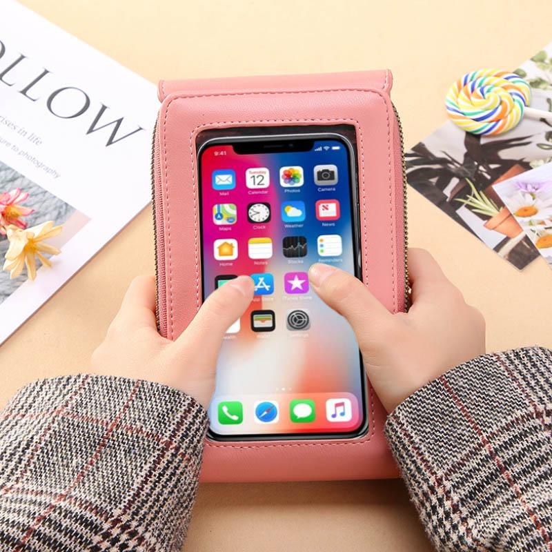 Women's Touch Screen Messenger Bag – Smart Phone Charging, Anti-Theft & Water-Resistant