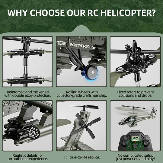 🚁🚁 Remote-controlled attack helicopter