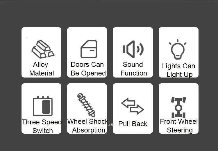 🚗 1:8 Charger Challenger SRT Hellcat RC Model Car Toy