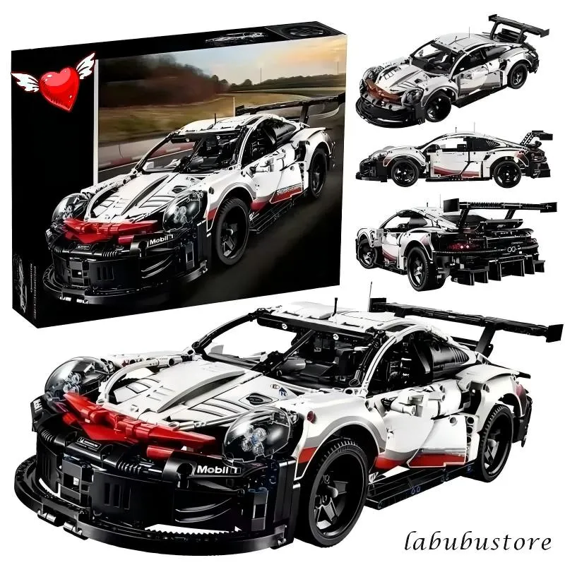🚗🧩 1580pcs Sports Car Building Blocks Set