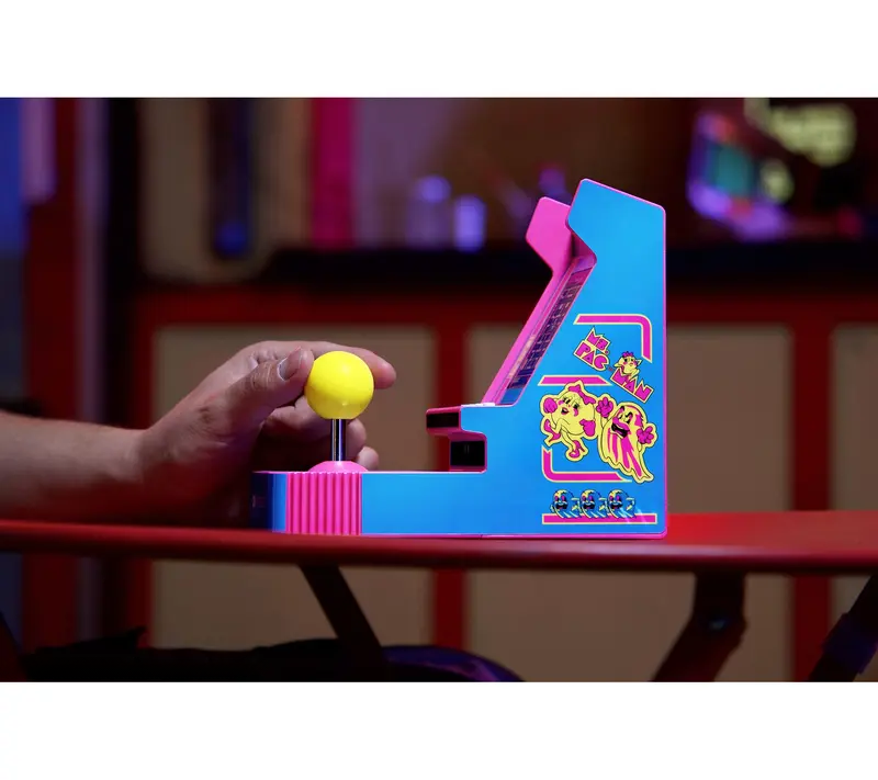 🎮 Classic Arcade Joystick – Pac-Man & Ms. Pac-Man Built-In