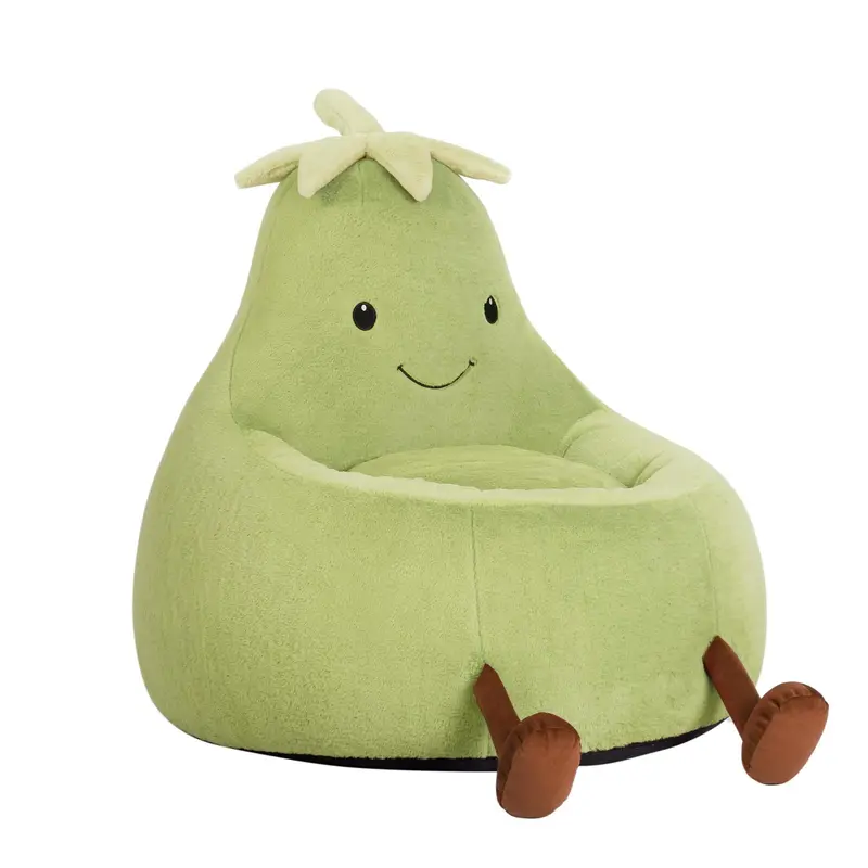 Cozy Modern Bean Bag Chair 🛋️✨ – Plush Toddler Sofa with High-Rebound Memory Foam
