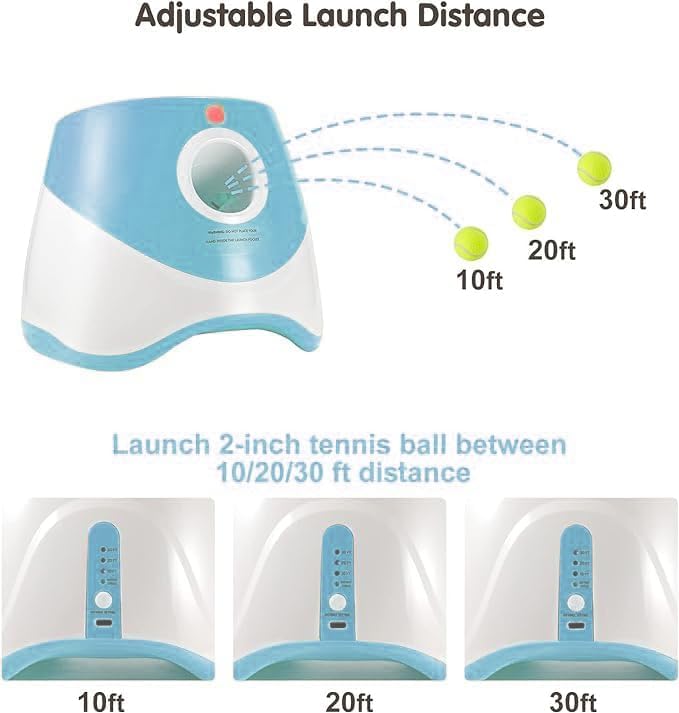 🎾 Smart Fetch Machine for Small Dogs | 3 Distances, 15 Balls Included