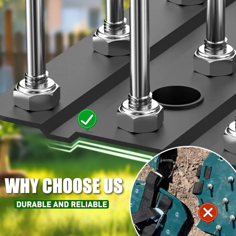 💪 Manual Lawn Aerator with Dual-Spring Action – Healthier Grass, Less Effort
