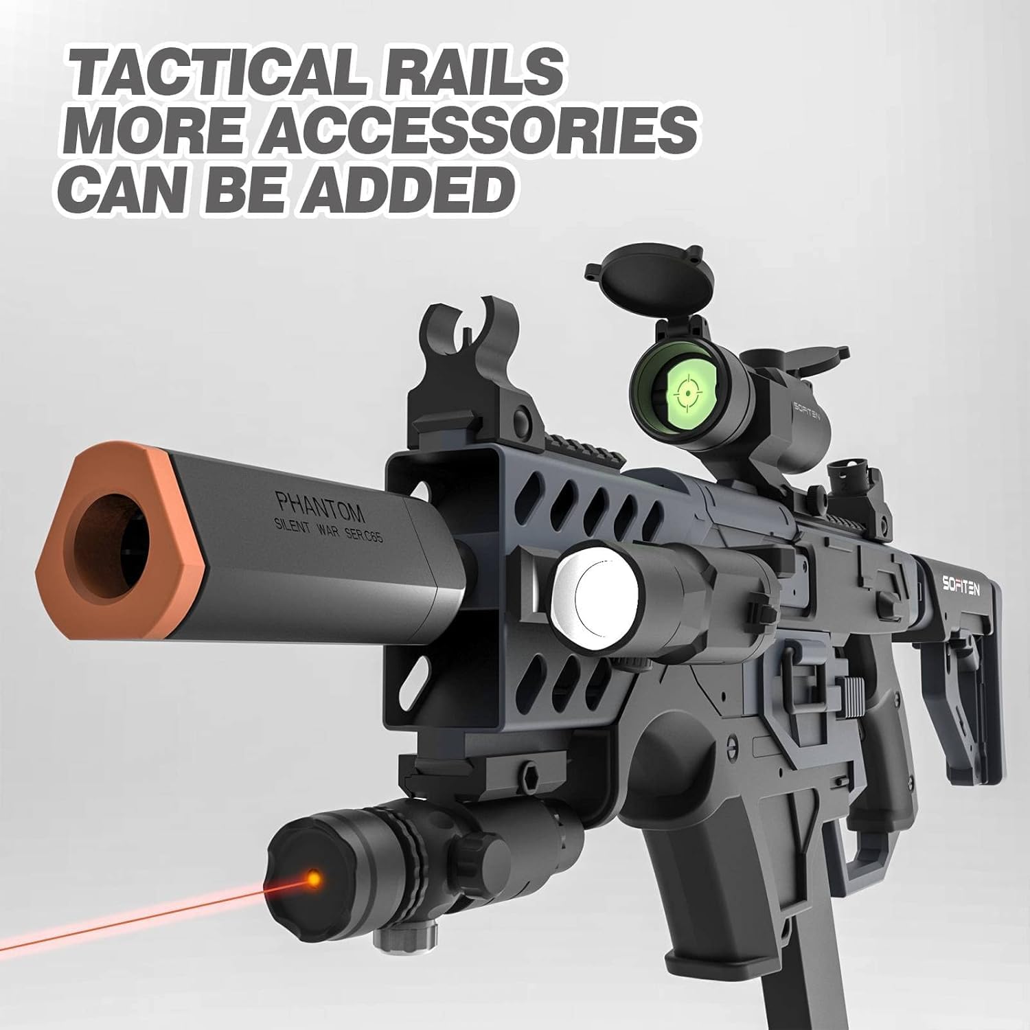🔫 Automatic Sniper Rifle & Tactical Vest Kit 🎯 | 120 Foam Darts, Scope & Flashlight | Outdoor Blaster Gift for Kids 8+ 🎁
