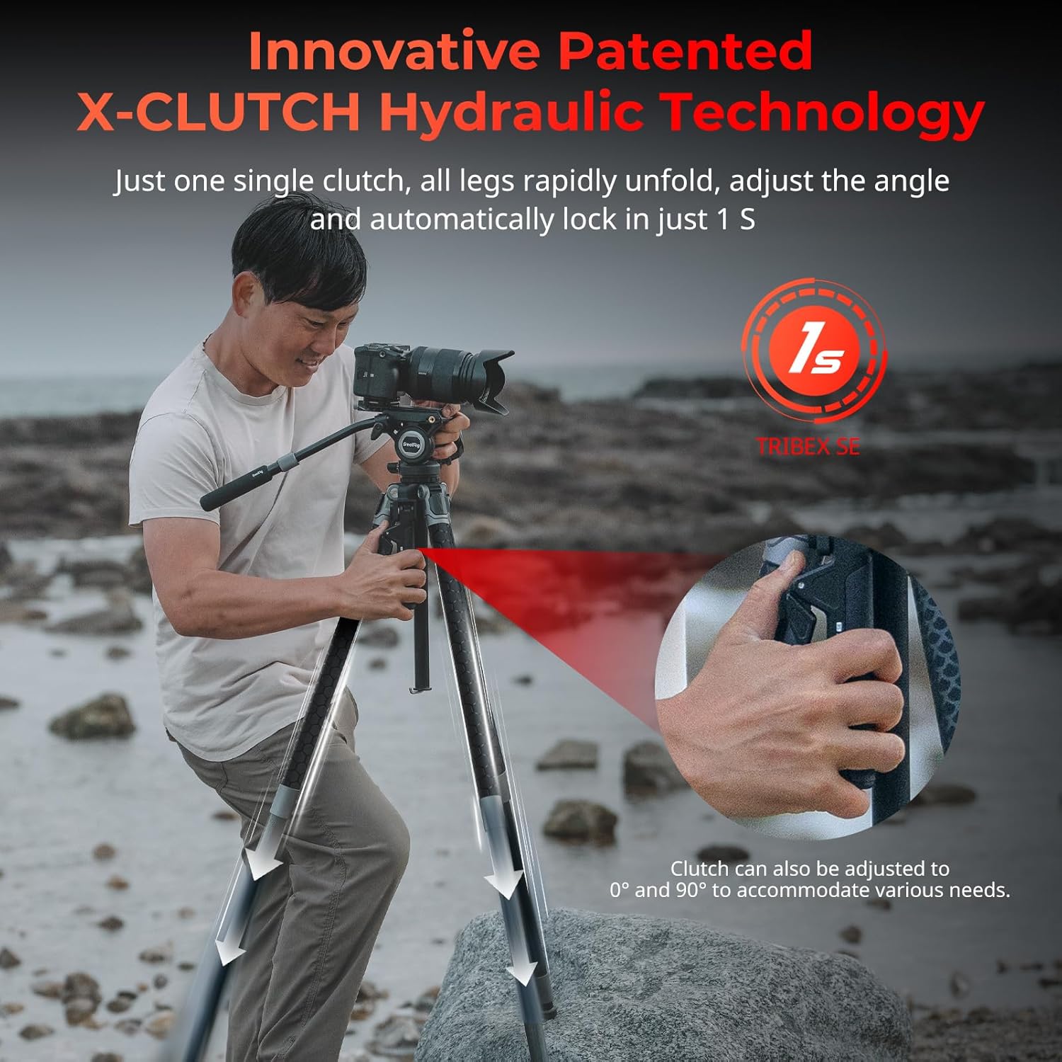 ⚡ 1-Second Setup Pro Video Tripod | Auto-Leveling Hydraulic Head for Filmmakers 🎥