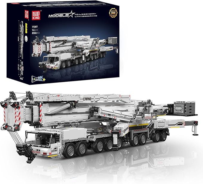 📱 Tech-Controlled Construction Crane | 8,506-Piece Programmable Building Set