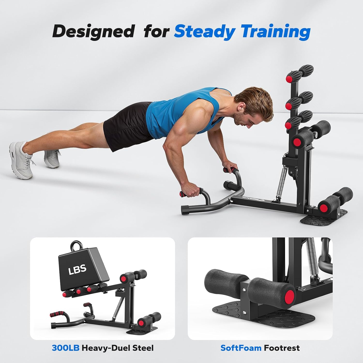 🔥 3-in-1 Glute & Squat Machine | Deeper Lunges, Stronger Core