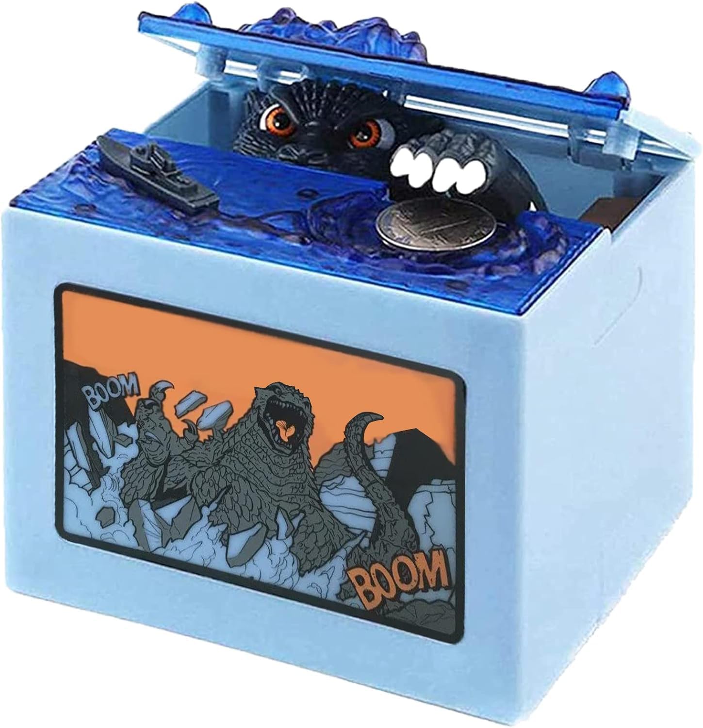 🦖 Monster Stealing Piggy Bank – Interactive Coin-Snatching Money Bank for Kids 🎁💰