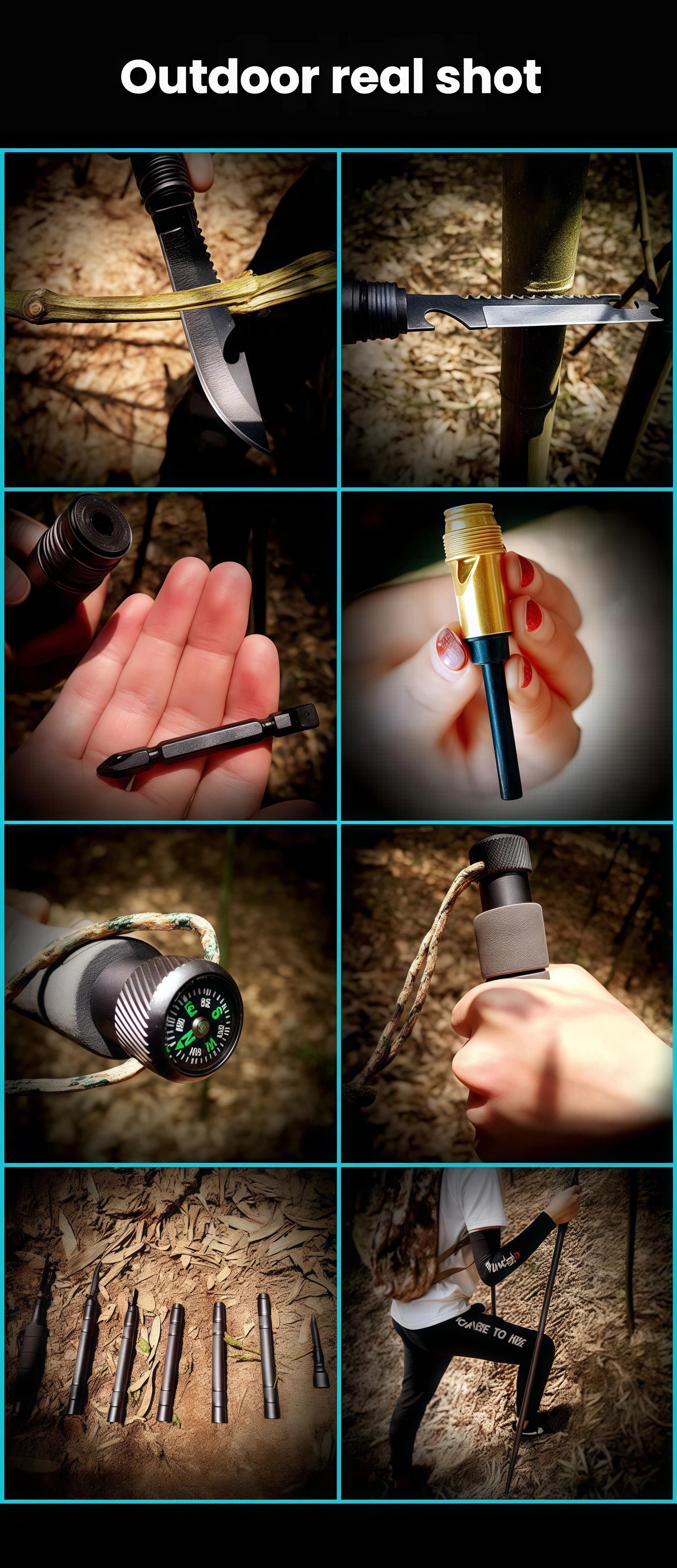 The Ultimate 7-in-1 Trekking Pole – Built for the Trail, Ready for Anything