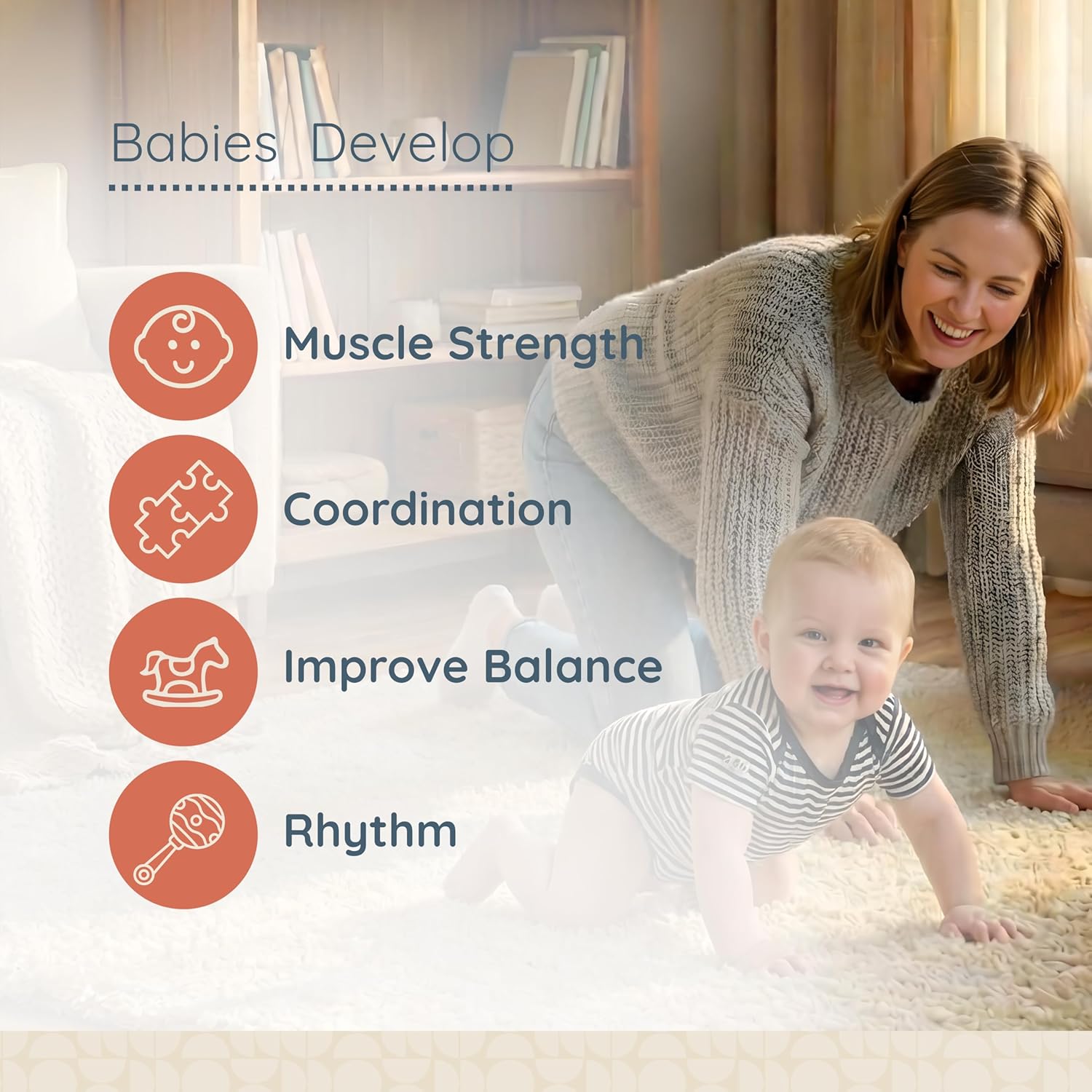 🦘 Baby's First Bouncy Seat: Freestanding Jumper for Indoor Active Play