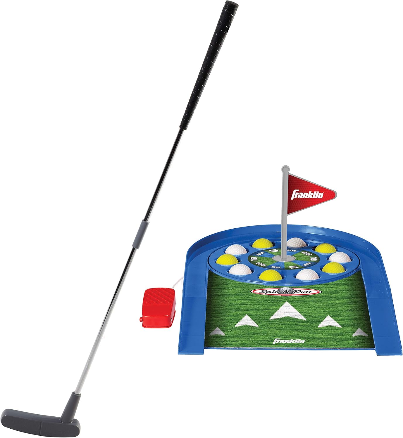 ⛳ Spin, Putt, & Play! Electronic Indoor Mini Golf Game for Kids – Moving Targets + Auto Ball Return