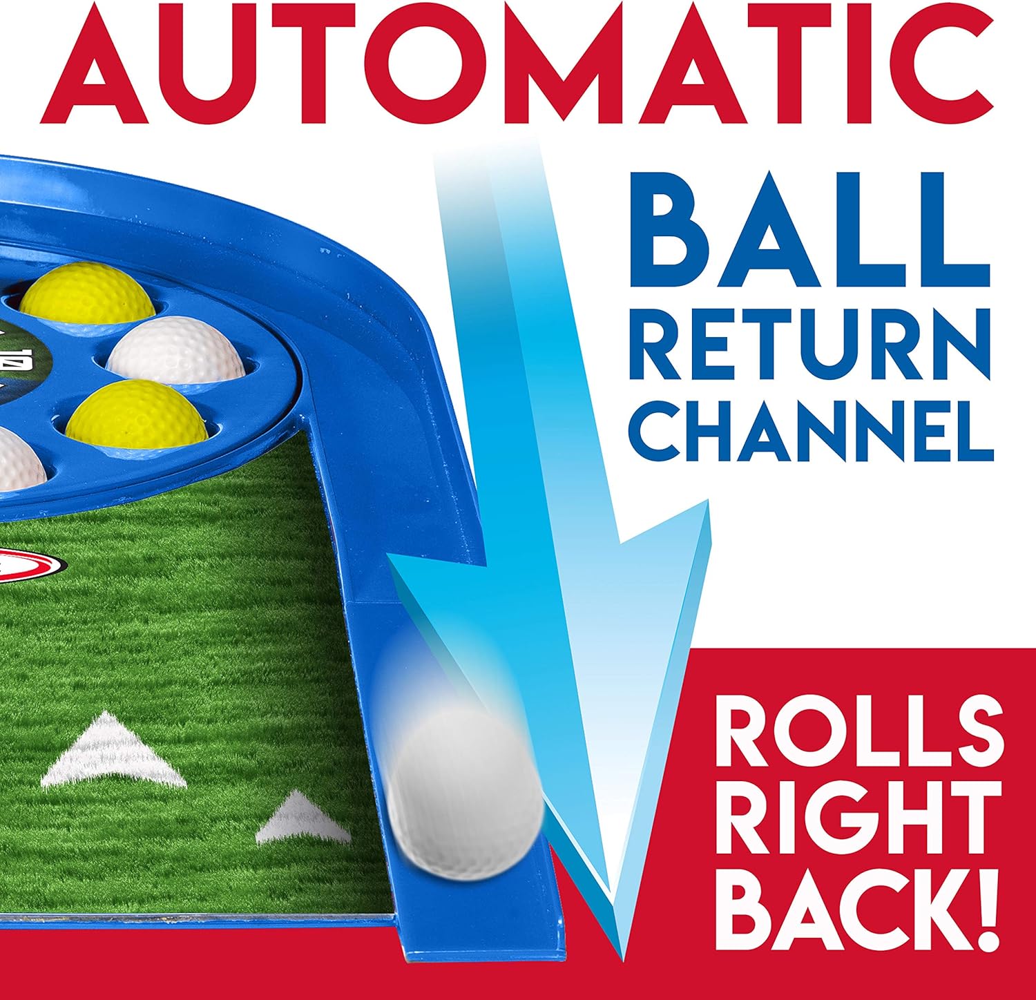 ⛳ Spin, Putt, & Play! Electronic Indoor Mini Golf Game for Kids – Moving Targets + Auto Ball Return