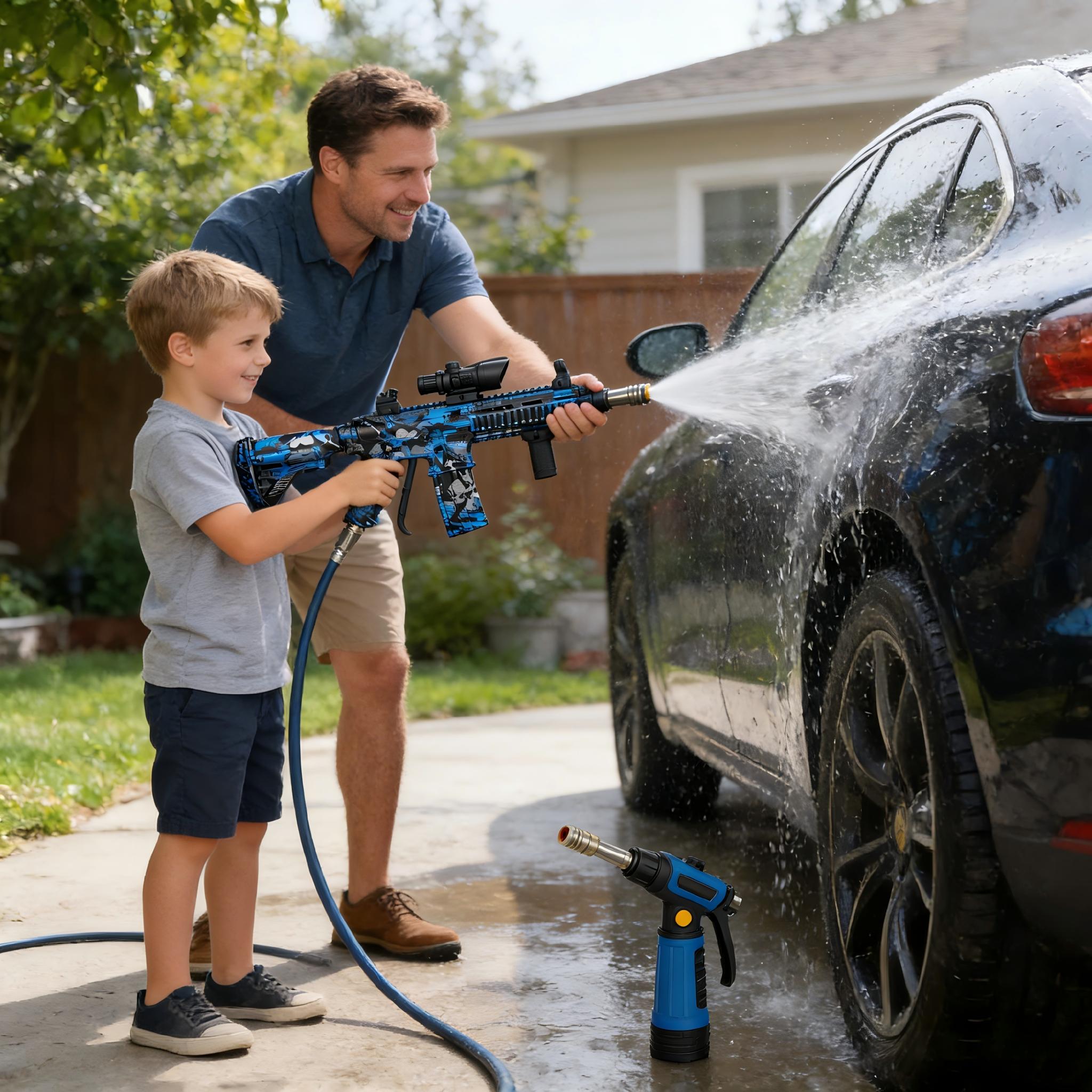 Ultimate Car Wash Gun – 180° Swivel, 5 Spray Modes 🚘💨