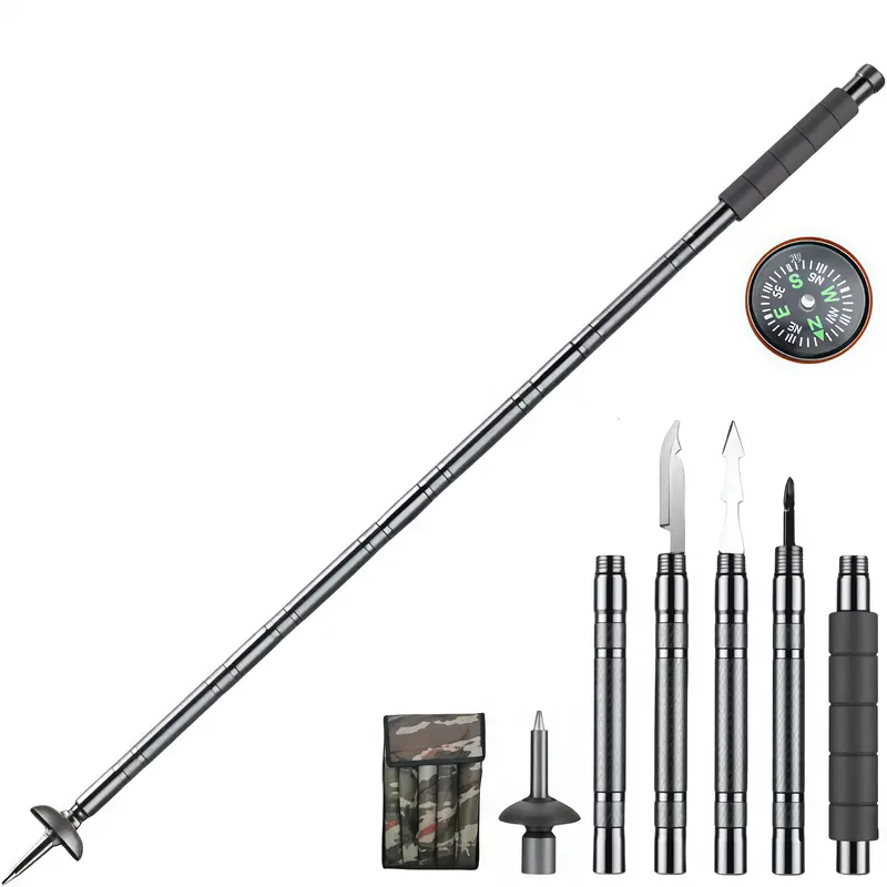 The Ultimate 7-in-1 Trekking Pole – Built for the Trail, Ready for Anything