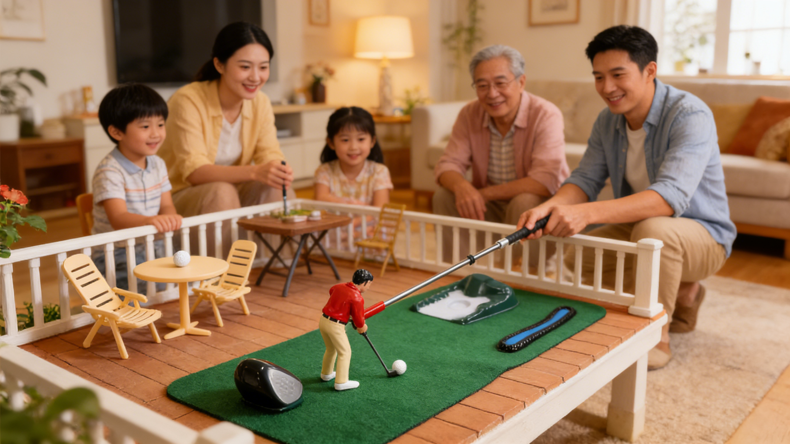 ⛳ Design Your Own Course: Creative Indoor Mini Golf Game with Little Golfers 🧩