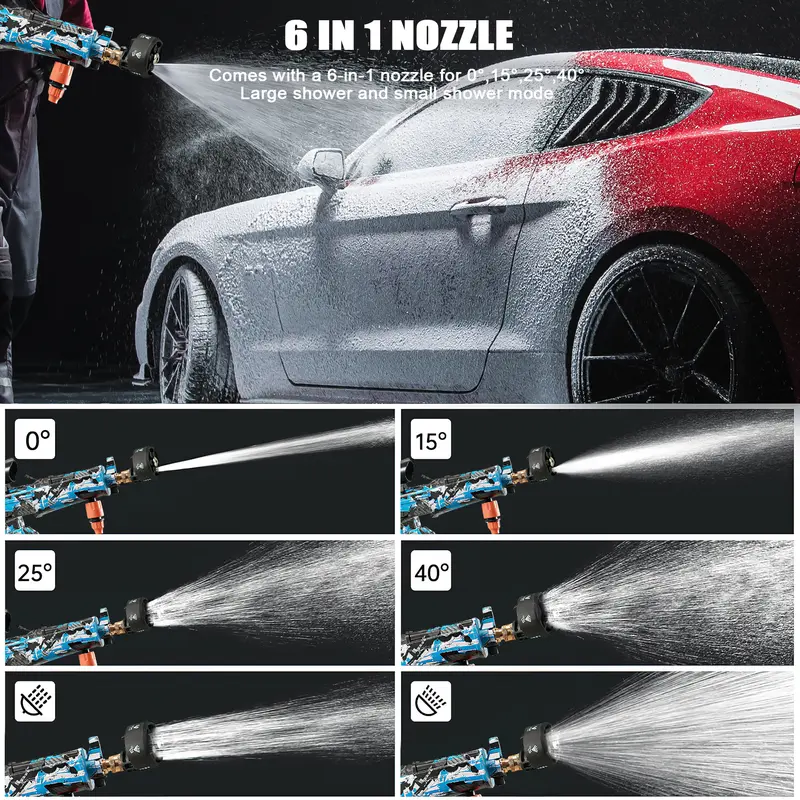 Ultimate Car Wash Gun – 180° Swivel, 5 Spray Modes 🚘💨