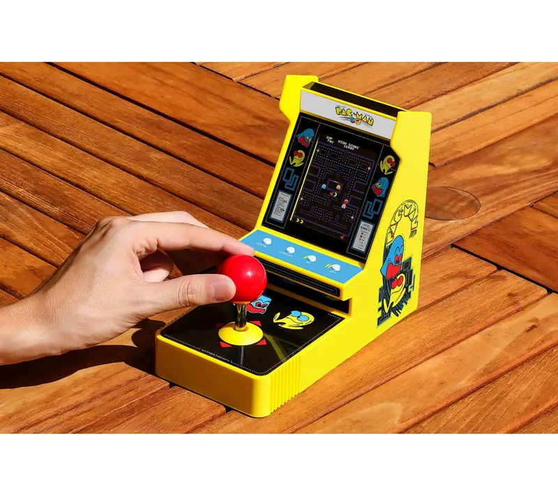 🎮 Classic Arcade Joystick – Pac-Man & Ms. Pac-Man Built-In