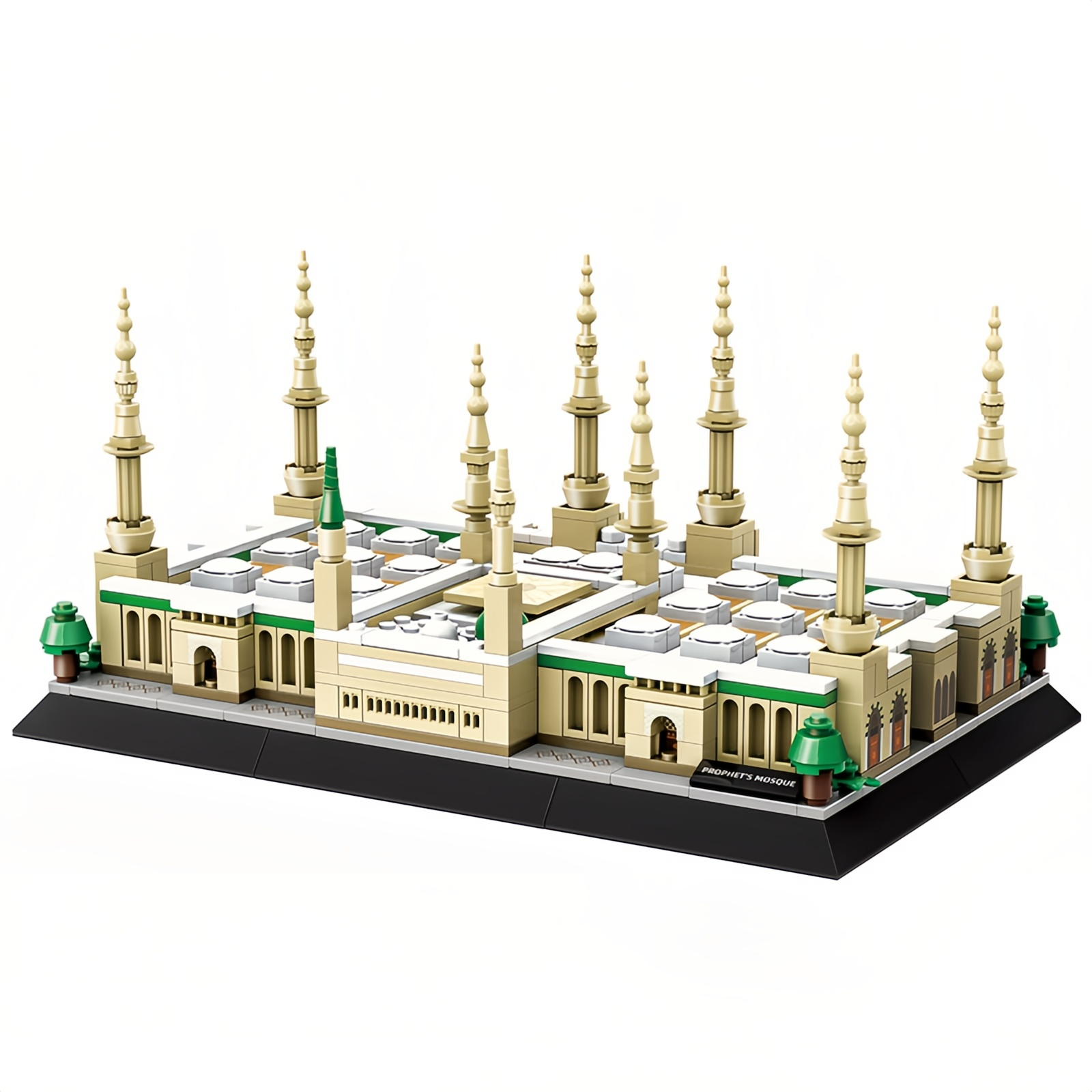 Al-Masjid an-Nabawi Micro Brick Set – Medina Mosque Architecture Model