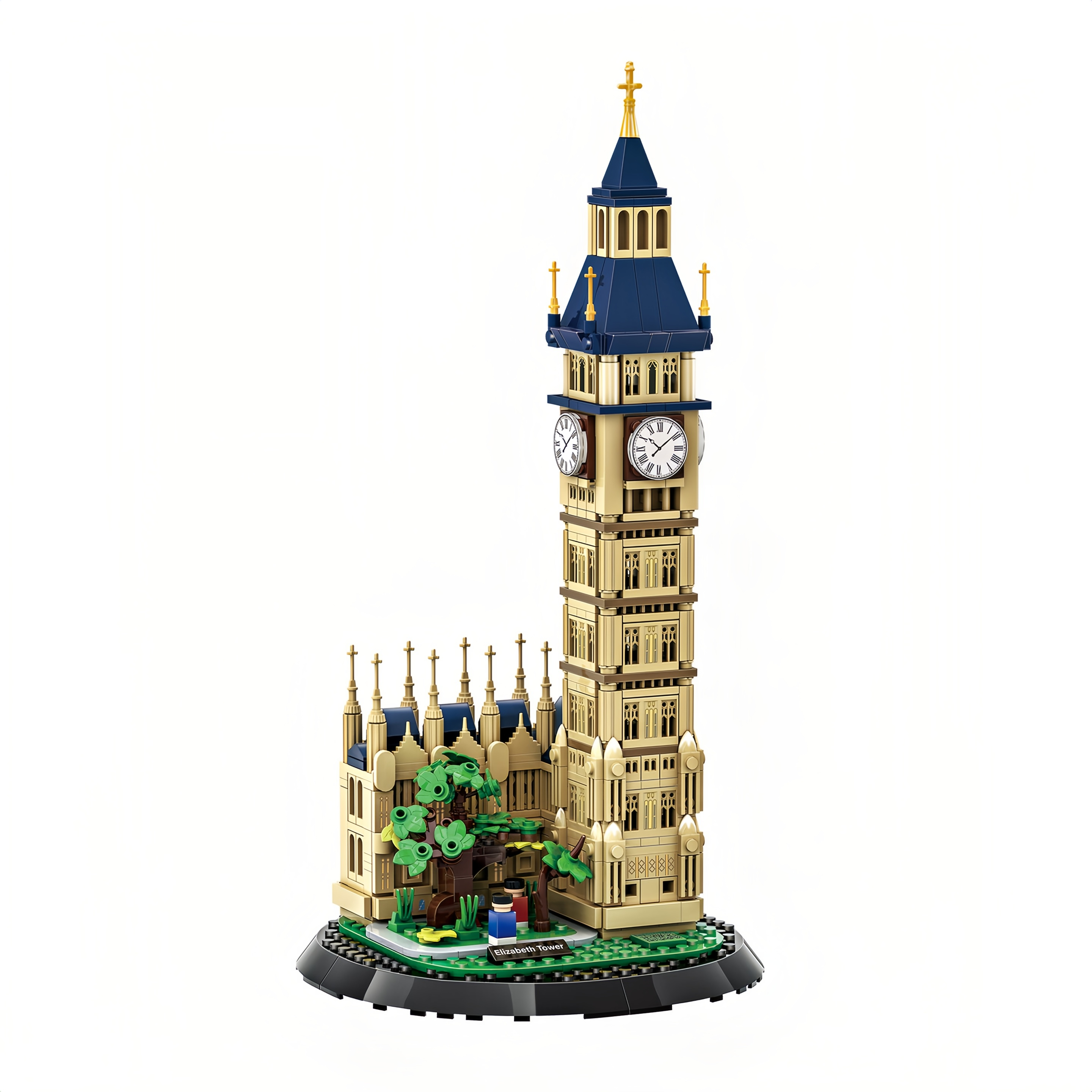 Elizabeth Tower Micro Brick Set – London Landmark Architecture Model