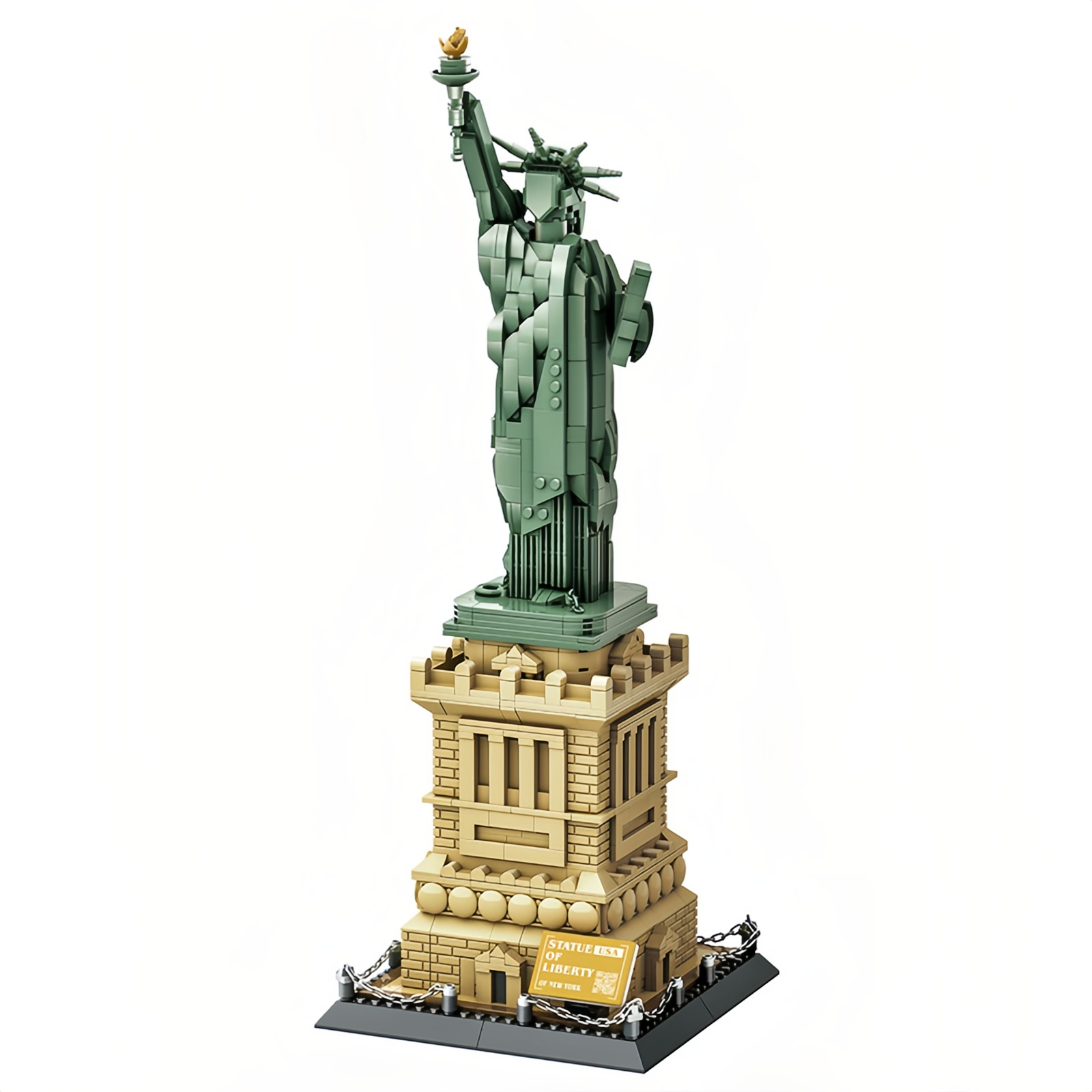 Statue of Liberty Building Blocks Set – Micro Brick Architecture Model