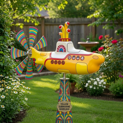 🔥🔥New Year 70% Off--Retro Yellow Submarine Wind Spinner
