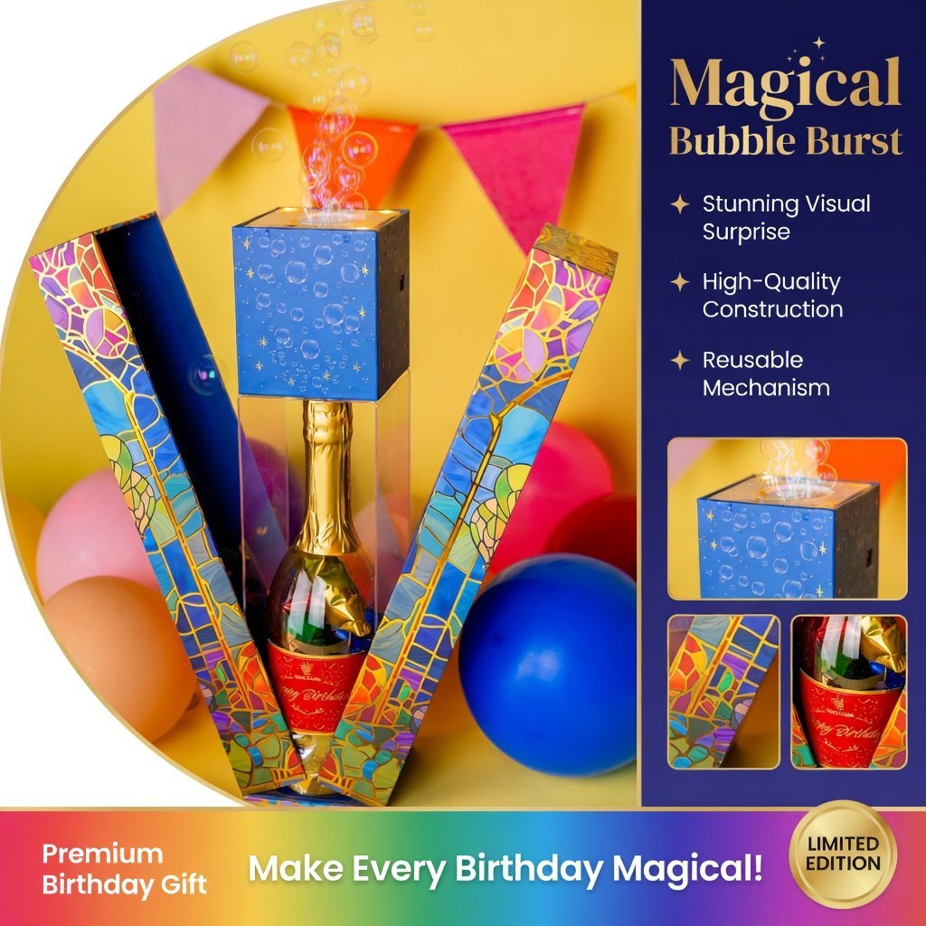 🔥Last Day 50% OFF - 🎈 Birthday Bubble Box – The Ultimate Celebration Surprise 🎉🫧🎂