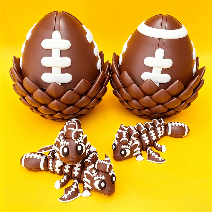 🔥LAST DAY 50% OFF-⚾ Flexi Baseball Dragons & Egg: Winged Dragon Fidget Toy