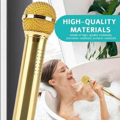 🎤 Microphone-Shaped Creative Showerhead