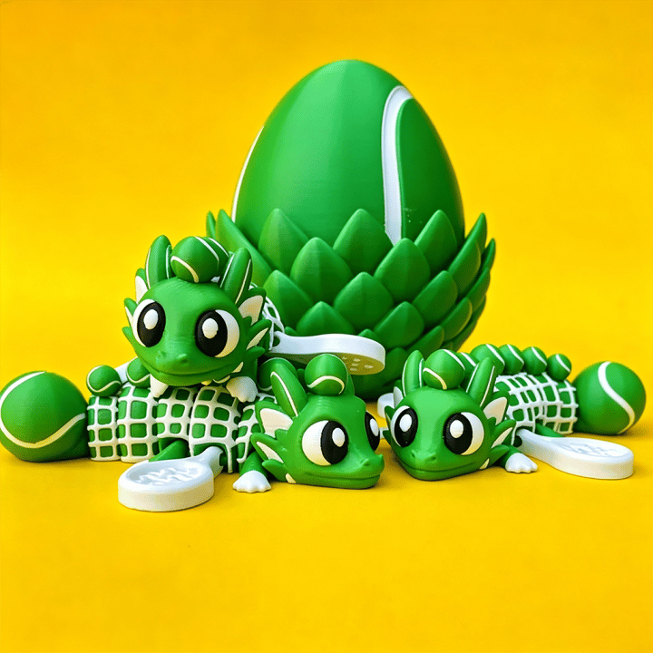 🔥LAST DAY 50% OFF-⚾ Flexi Baseball Dragons & Egg: Winged Dragon Fidget Toy