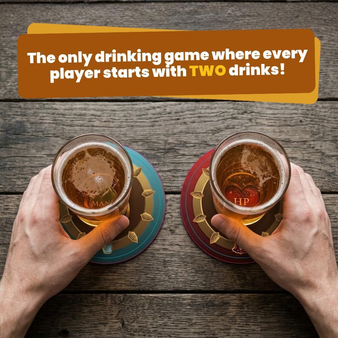 🧙‍♂️ Do or Drink: Wizards Tavern – Chaotic Fantasy Drinking Game – D&D Themed Party Fun with Dice & Spells 🍺