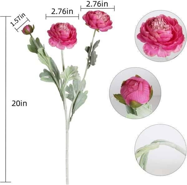 🌸 Lifelike Luxury Peony Flowers – No Watering, No Wilting, Just Lasting Beauty! 💐✨
