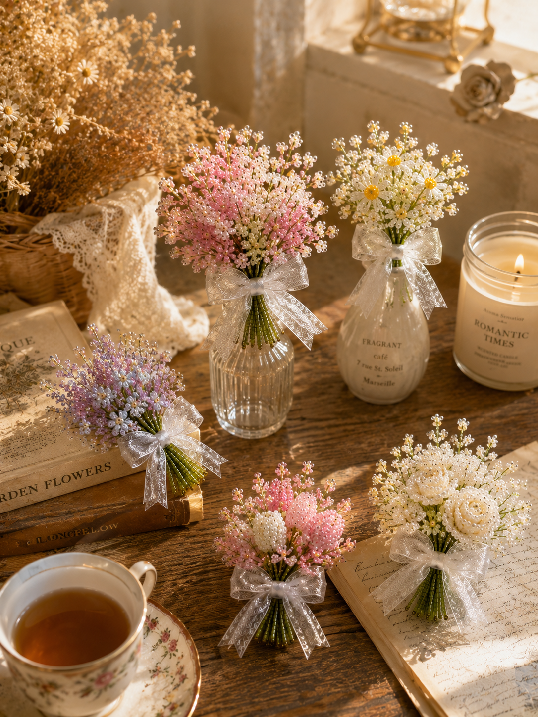 Everlasting Tiny Flower Bouquets
