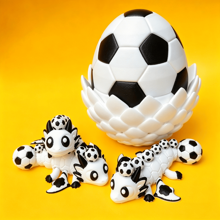 🔥LAST DAY 50% OFF-⚾ Flexi Baseball Dragons & Egg: Winged Dragon Fidget Toy