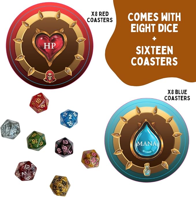 🧙‍♂️ Do or Drink: Wizards Tavern – Chaotic Fantasy Drinking Game – D&D Themed Party Fun with Dice & Spells 🍺